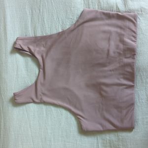 Girlfriend pink high neck bra